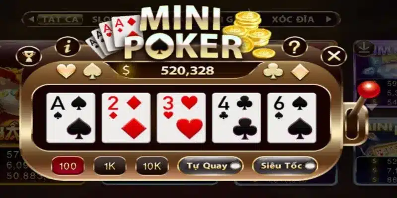 Hướng dẫn luật chơi và quy định trong mini poker